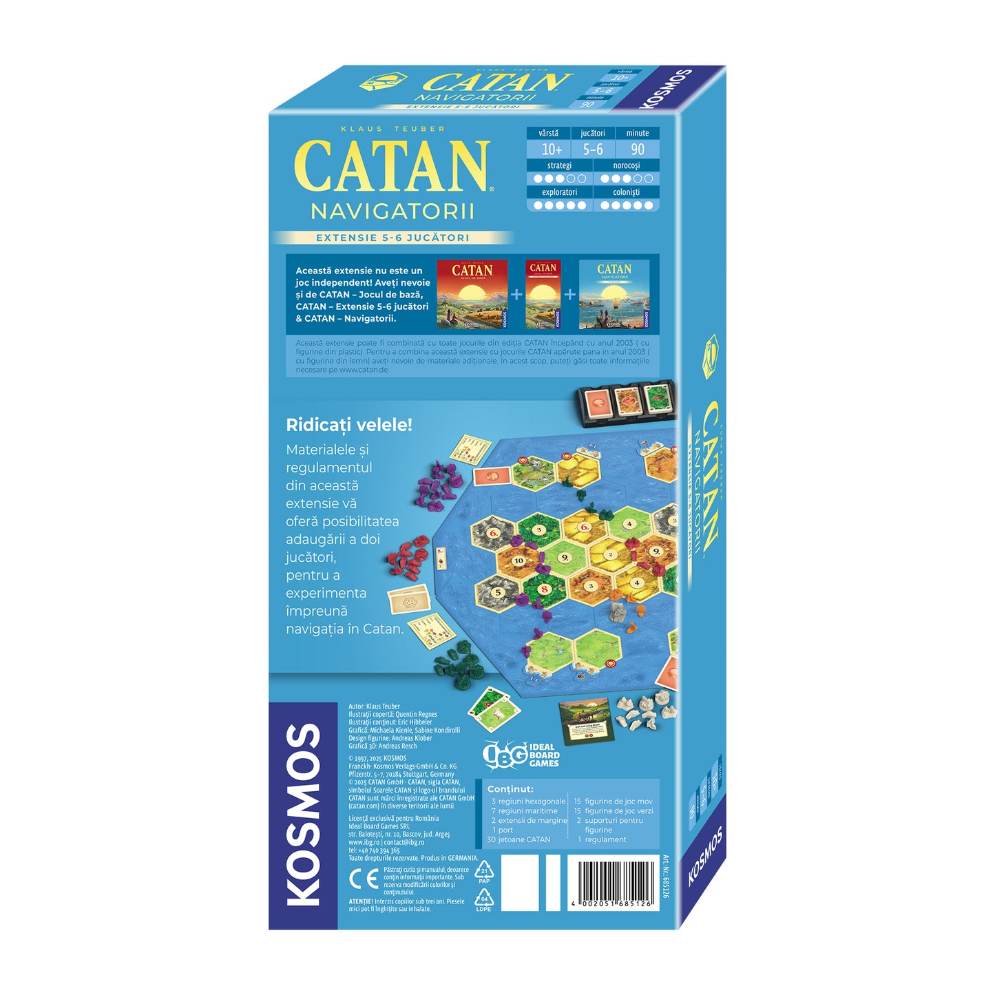 Extensie 5/6 jucători: CATAN - Navigatorii - EDIȚIA 2025