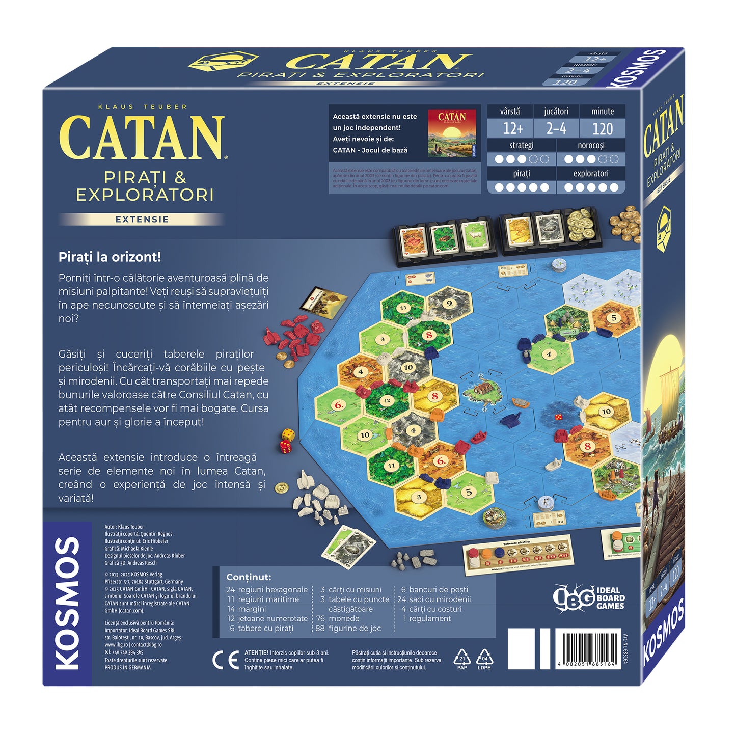 CATAN - Pirați & Exploratori (Extensie) - EDIȚIA 2025
