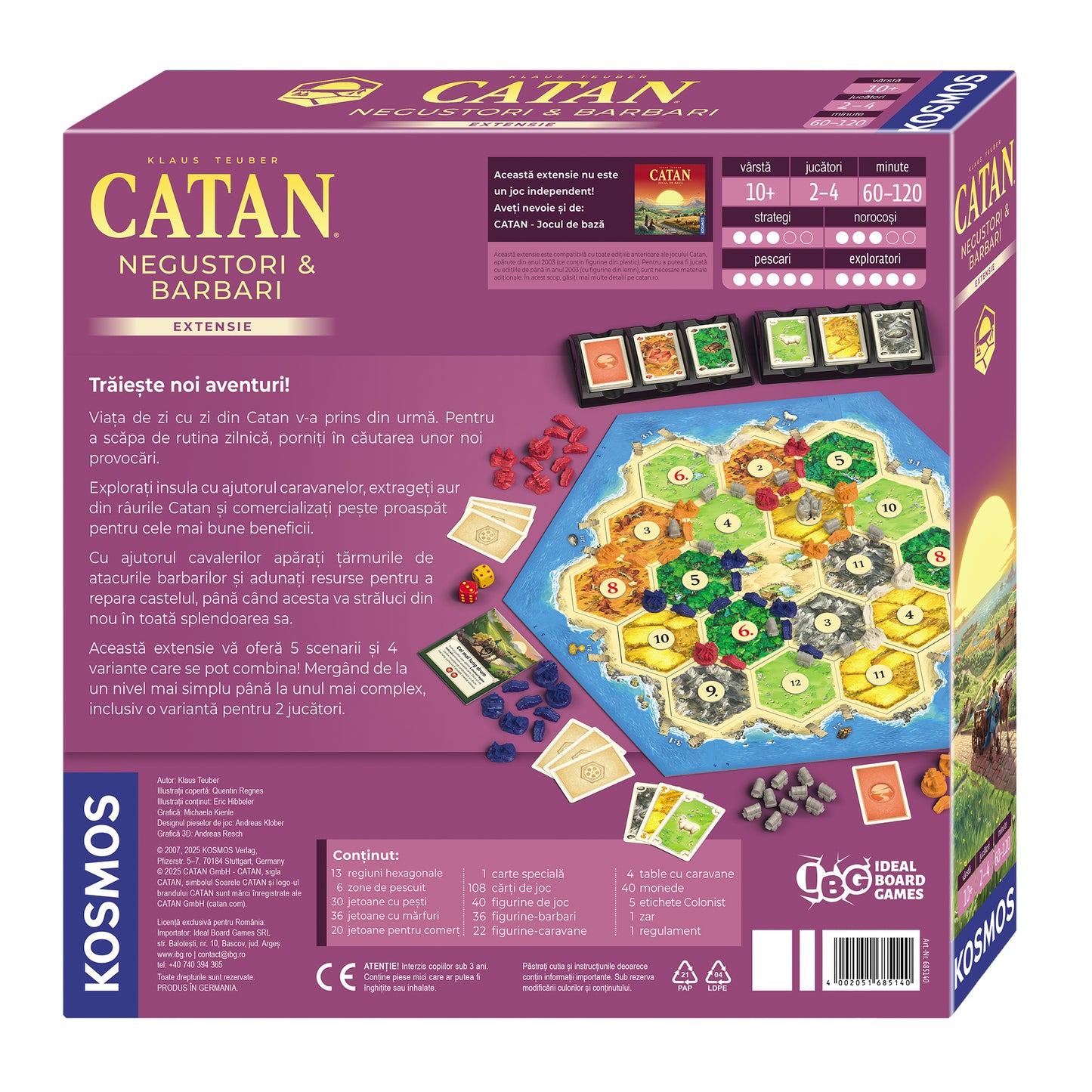 CATAN - Negustori & Barbari (Extensie) - EDIȚIA 2025