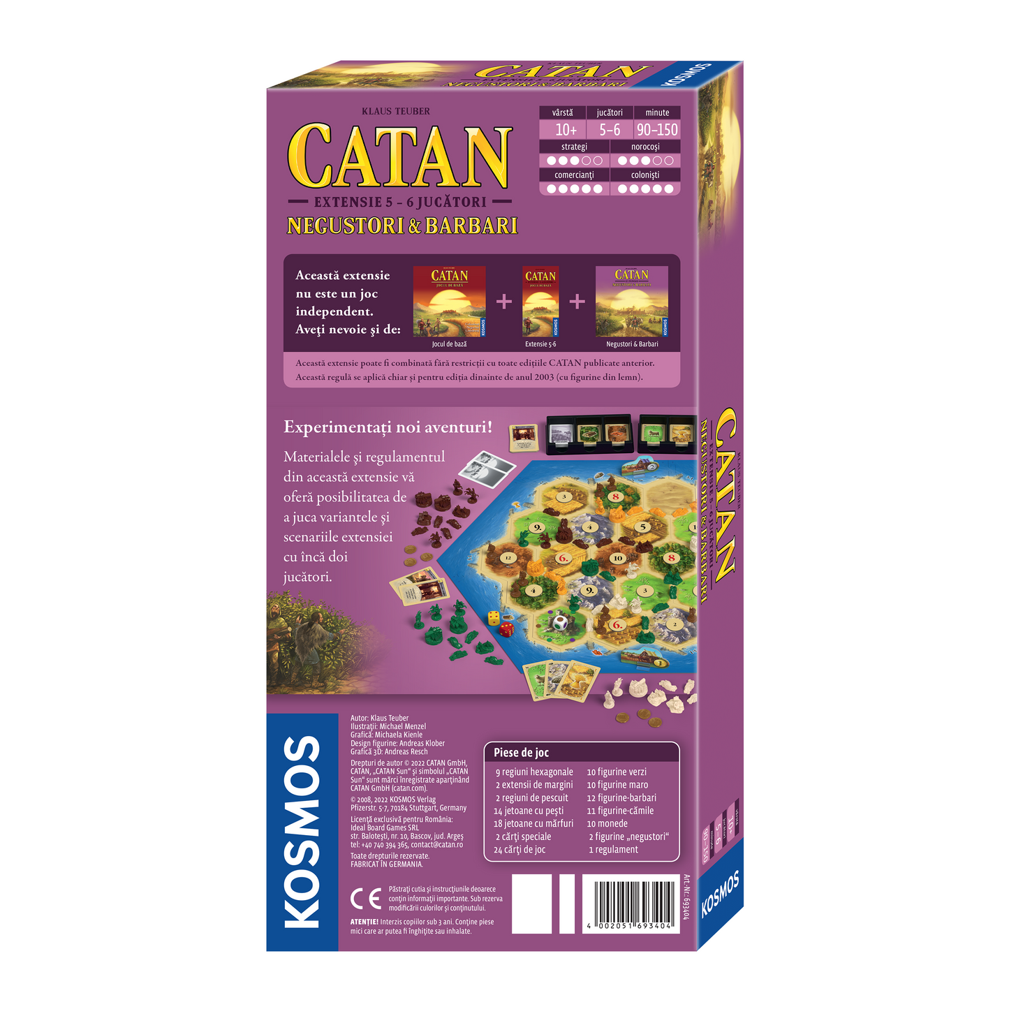 Extensie 5/6 jucători: CATAN - Negustori & Barbari