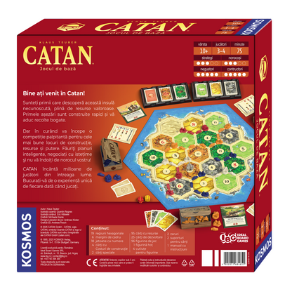 CATAN - Jocul de bază - Extensie 3/4 jucători - EDIȚIA 2025