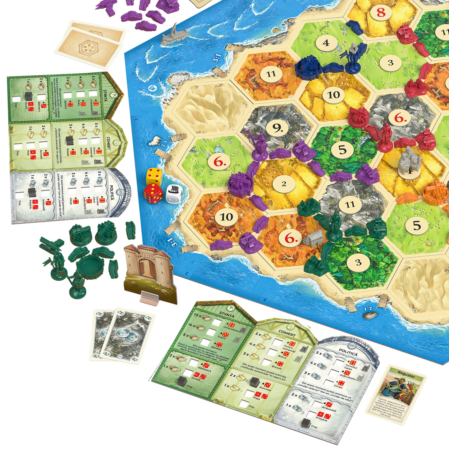 Extensie 5/6 jucători: CATAN - Orașe & Cavaleri -  EDIȚIA 2025