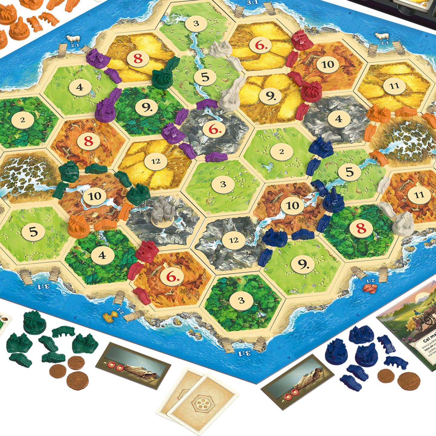 CATAN - Negustori & Barbari - Extensie 5/6 jucători - EDIȚIA 2025