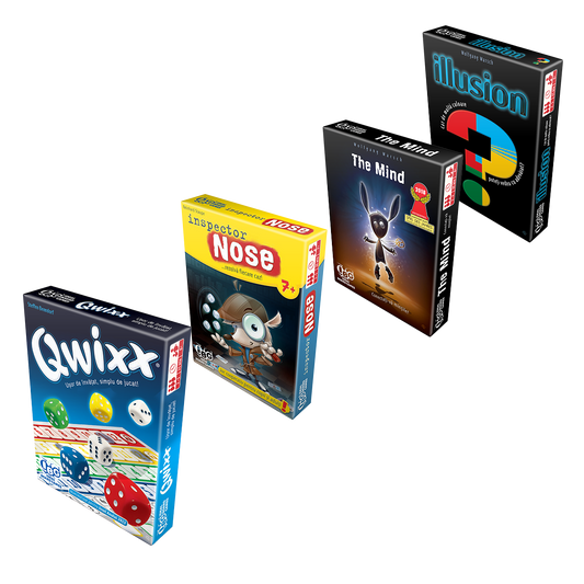 NSV PACK - Qwixx + Inspector Nose + The Mind + Illusion